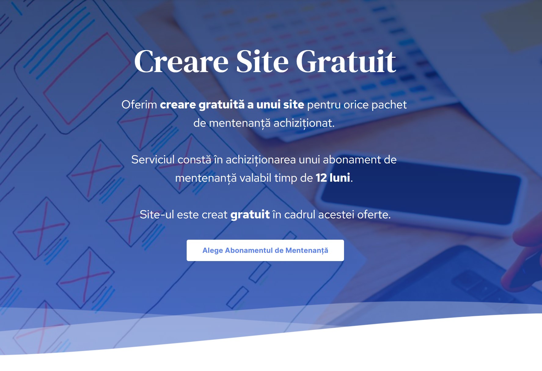creare site gratuit
