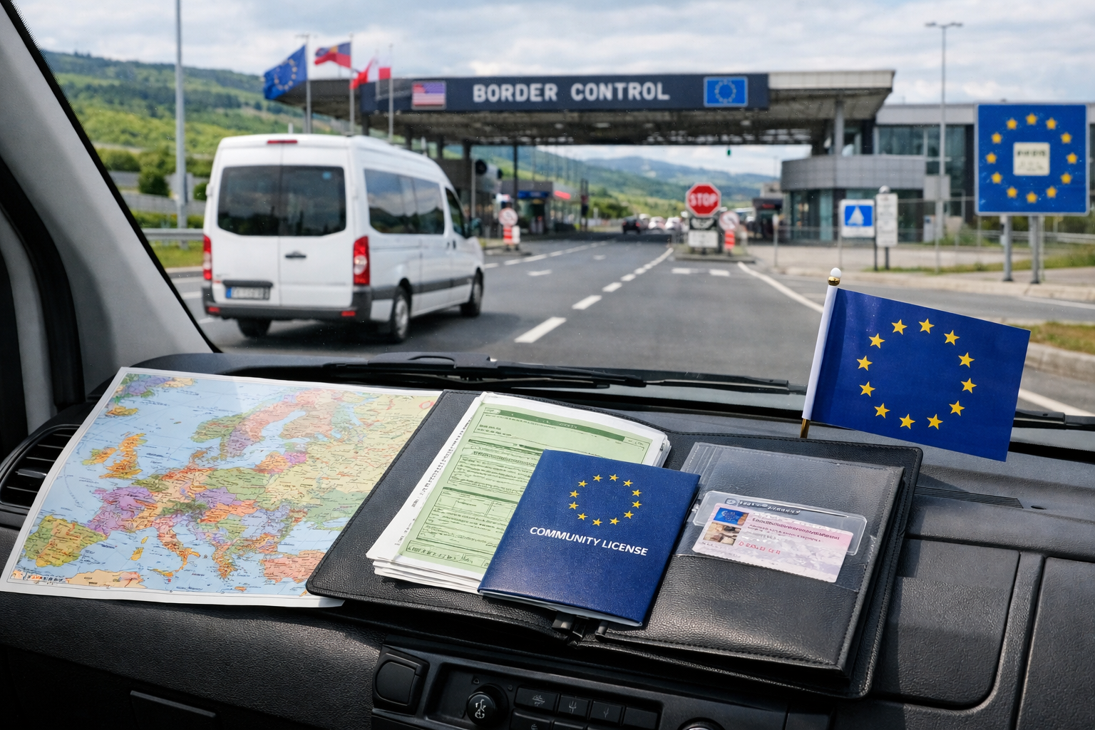 Ce acte trebuie să aibă un microbuz care face curse internaționale în Europa