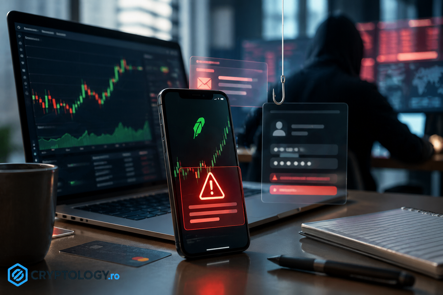 Hackerii au transformat propriul sistem Robinhood într-o armă de phishing