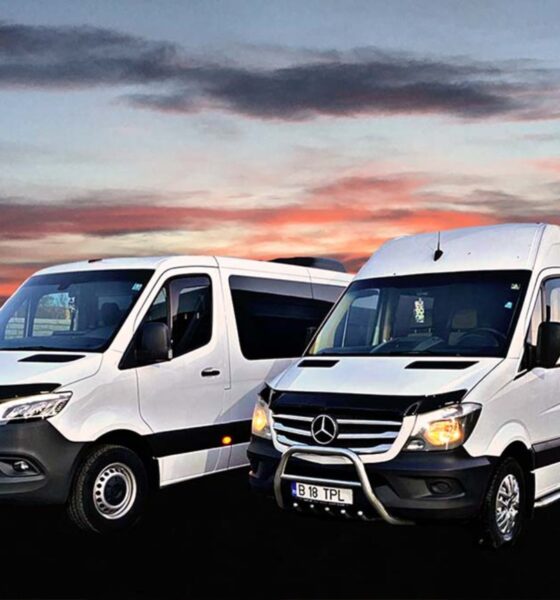 Microbuze Mercedes Sprinter Topala Travel – transport persoane din Timișoara și Banat spre Europa