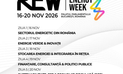 ROMANIAN ENERGY WEEK revine la Palatul Parlamentului, între 16 și 20 noiembrie 2026, cu cinci zile de dialog despre viit